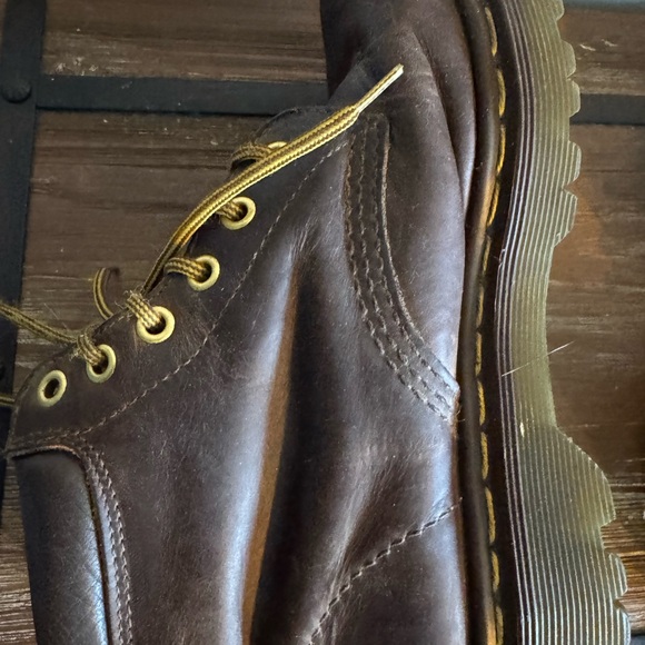 Dr. Martens Dark Brown Lace-Up Boots - Picture 7 of 9